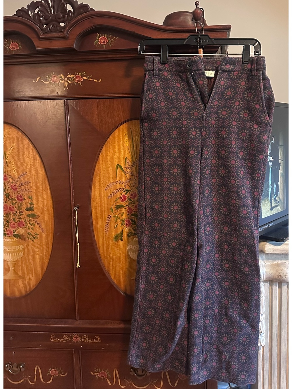 Jetty Floral Jacquard Wide-Leg Pants